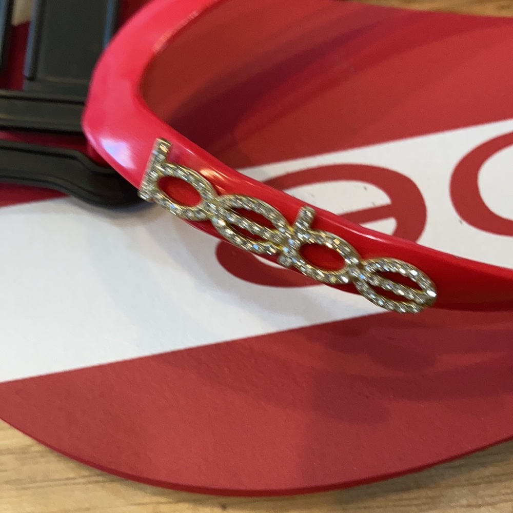 Bebe Rhinestone Flip Flops - Picture 2 of 4